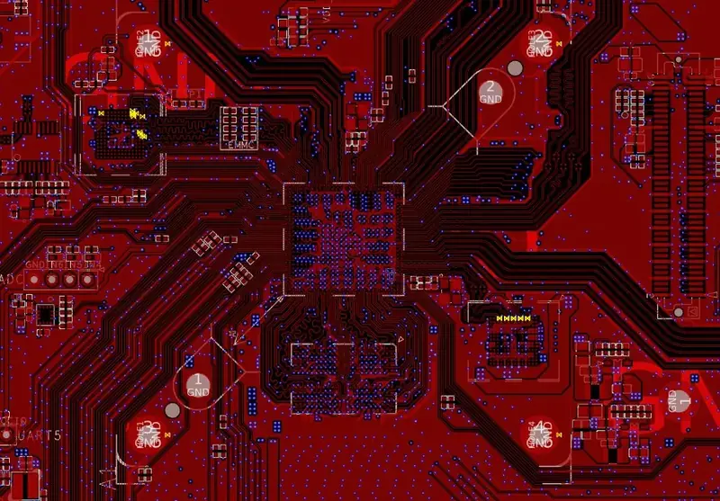 Layout case — industrial motherboard