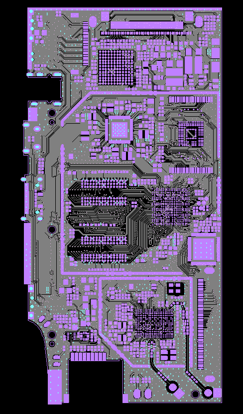 Layout case — high-density routing